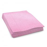 29427 - Red/White Economy 1/4 Fold Food Service Towels 