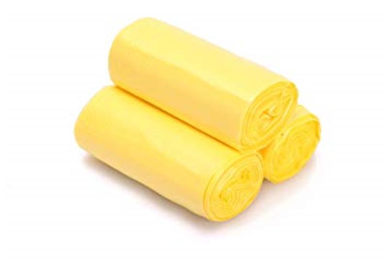 2046050YEL - Yellow FDA Plastic Popcorn Bag  20"x 46" 