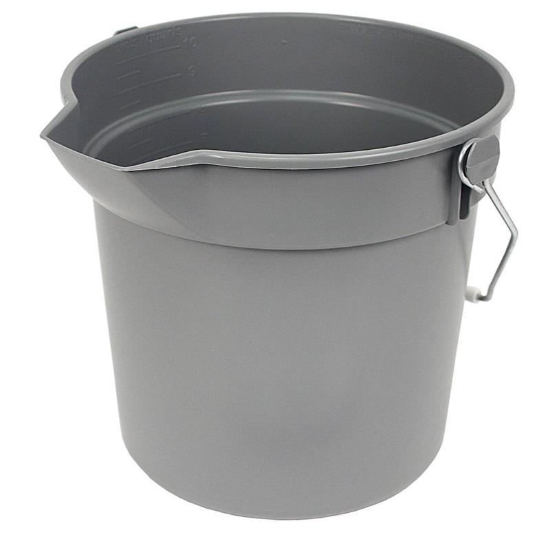 CNT8110GY - 10 Quart Round Gray Bucket
